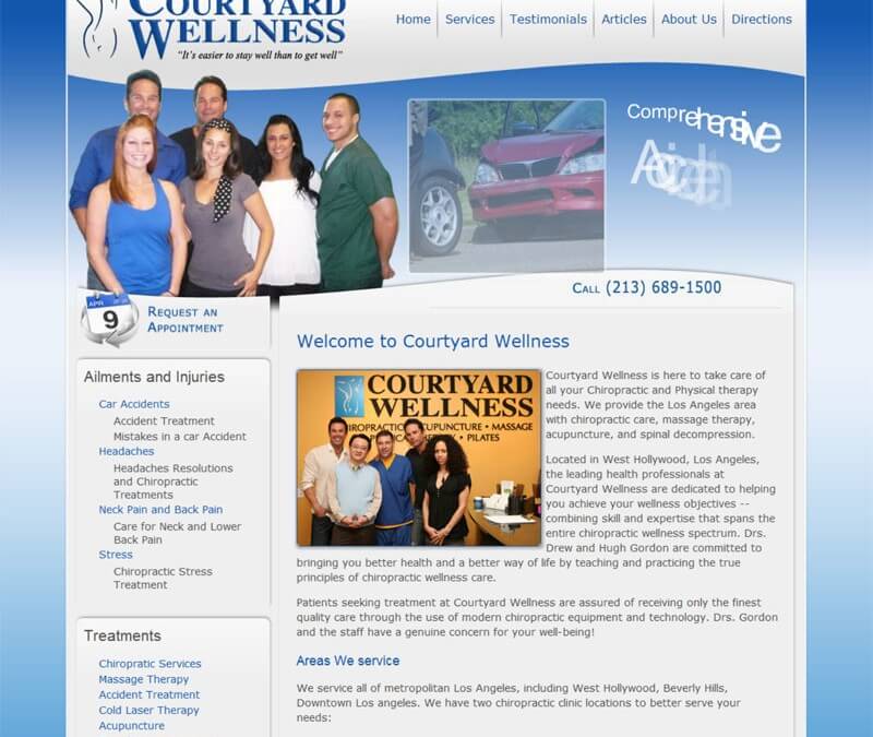 New Chiropractic Website for Los Angeles