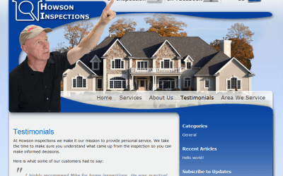 Home inspection website Live