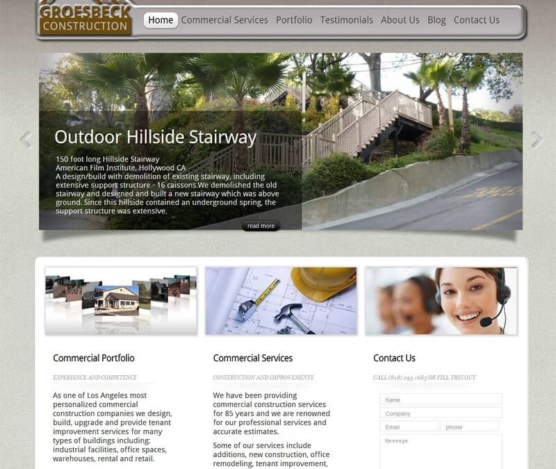 New Los Angeles Commercial Construction Site goes live