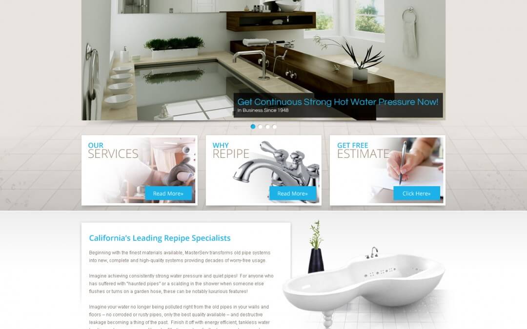 Repiping Company Website