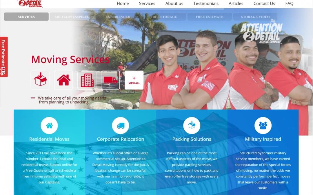 Moving Company Website